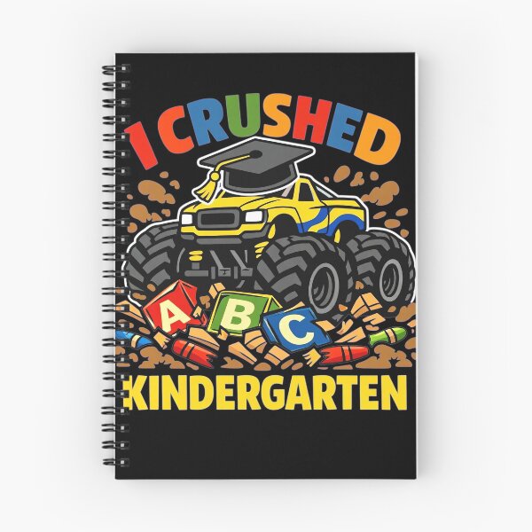 Item preview, I Crushed Kindergarten Monster Truck Graduation Boys Kids designed and sold by clothesy7.