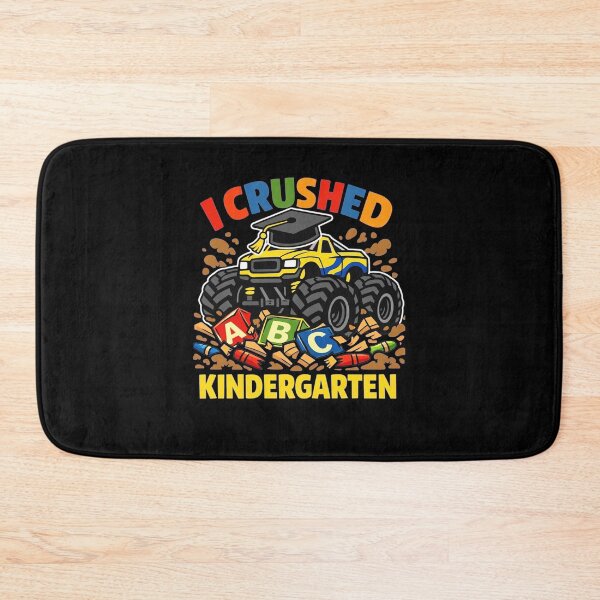 Item preview, I Crushed Kindergarten Monster Truck Graduation Boys Kids designed and sold by clothesy7.