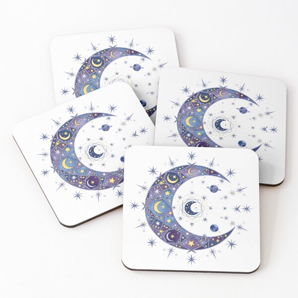 Item preview, Mandala Moon Design - Geometric Celestial Art designed and sold by pumsquare.
