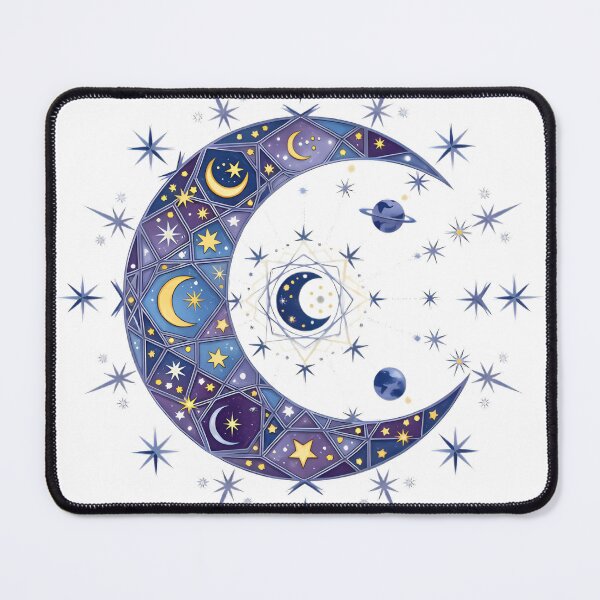 Item preview, Mandala Moon Design - Geometric Celestial Art designed and sold by pumsquare.