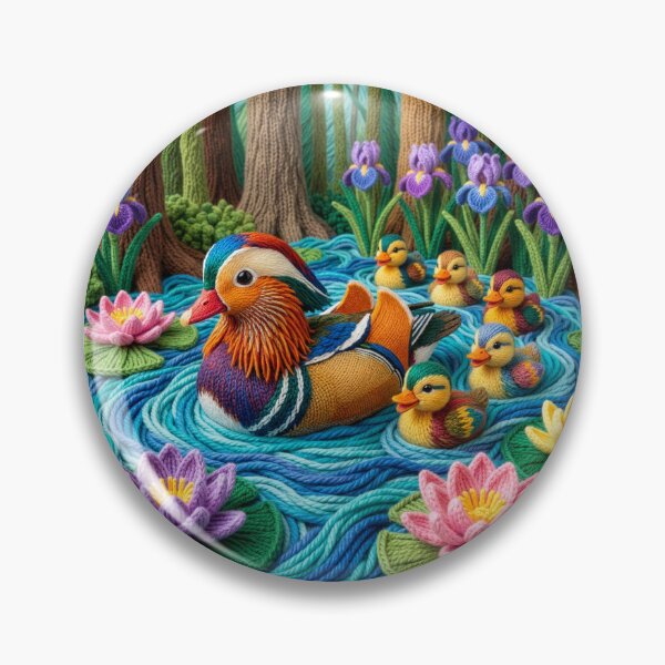 Item preview, Yarn Mandarin Duck and Yarn Ducklings designed and sold by Tridentulus.