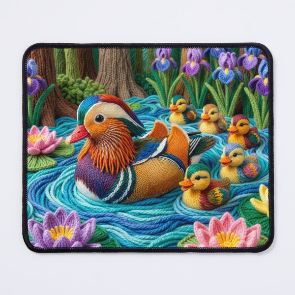 Item preview, Yarn Mandarin Duck and Yarn Ducklings designed and sold by Tridentulus.