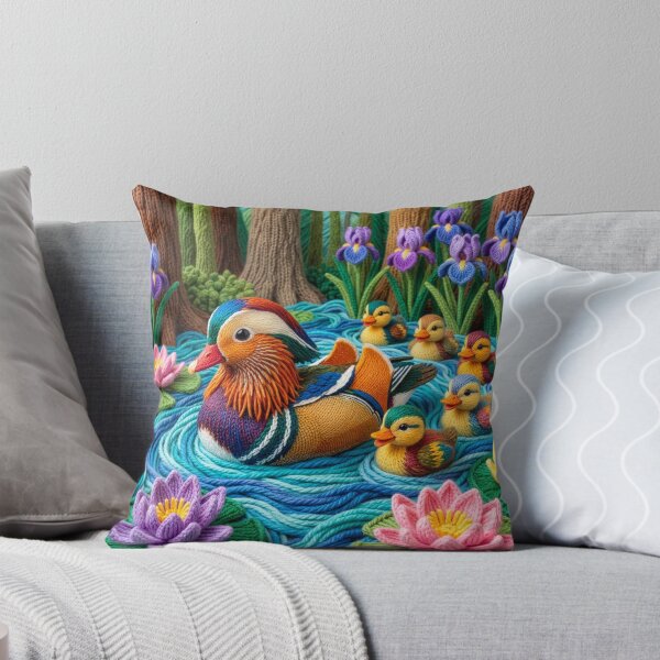 Item preview, Yarn Mandarin Duck and Yarn Ducklings designed and sold by Tridentulus.