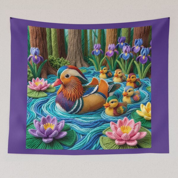 Item preview, Yarn Mandarin Duck and Yarn Ducklings designed and sold by Tridentulus.