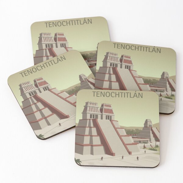 Item preview, Retro T-shirt Templo Mayor Tenochtitlan CDMX designed and sold by Fernando Abitia.