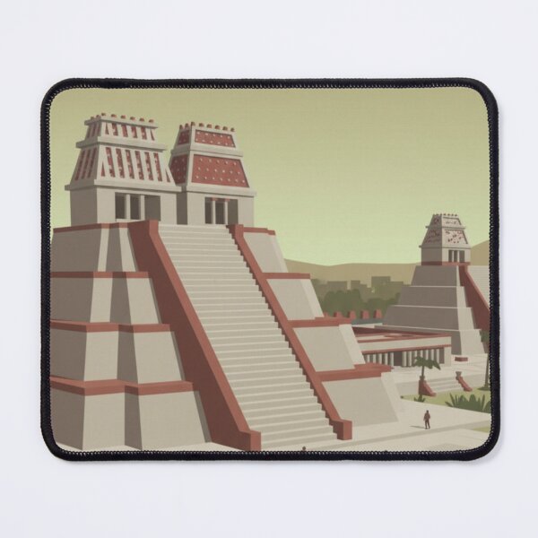 Item preview, Retro T-shirt Templo Mayor Tenochtitlan CDMX designed and sold by Fernando Abitia.