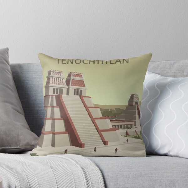 Item preview, Retro T-shirt Templo Mayor Tenochtitlan CDMX designed and sold by Fernando Abitia.