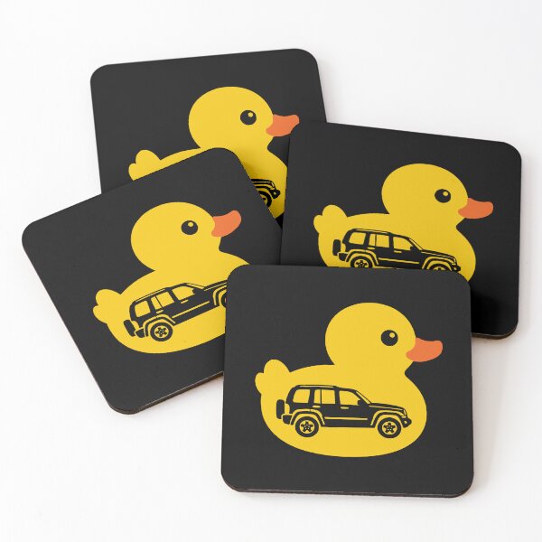 Item preview, Yellow Rubber Duck Liberty KJ SUV Silhouette Graphic designed and sold by Off-Road-Zone.