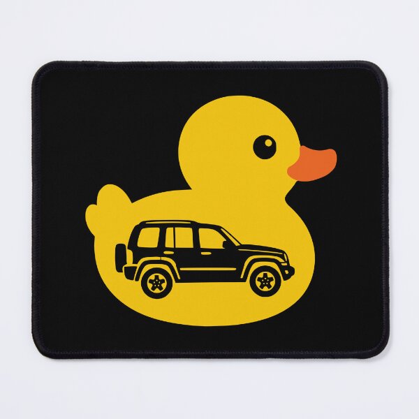 Item preview, Yellow Rubber Duck Liberty KJ SUV Silhouette Graphic designed and sold by Off-Road-Zone.