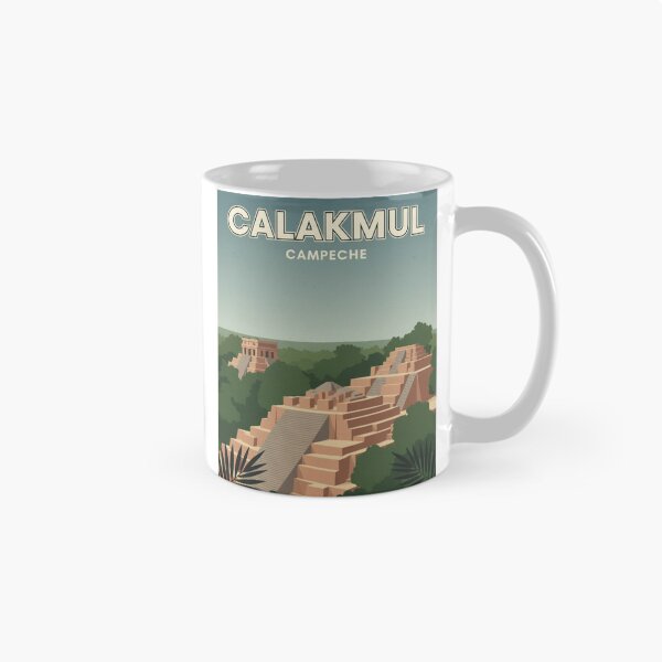 Item preview, Great Pyramid of Calakmul Vintage Style designed and sold by Fernando Abitia.