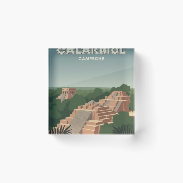 Item preview, Great Pyramid of Calakmul Vintage Style designed and sold by Fernando Abitia.