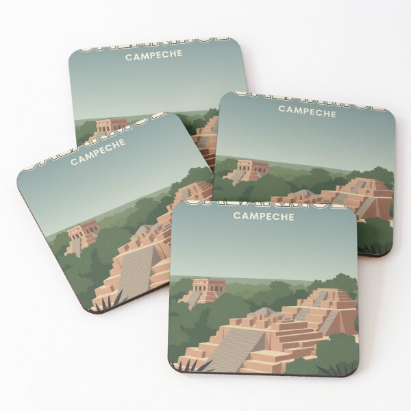 Item preview, Great Pyramid of Calakmul Vintage Style designed and sold by Fernando Abitia.