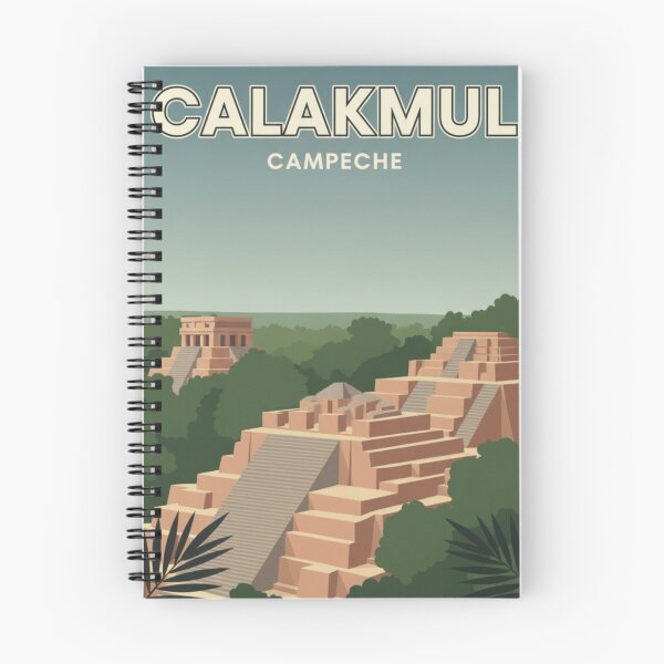 Item preview, Great Pyramid of Calakmul Vintage Style designed and sold by Fernando Abitia.
