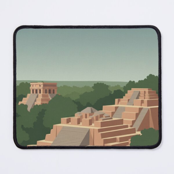 Item preview, Great Pyramid of Calakmul Vintage Style designed and sold by Fernando Abitia.