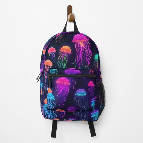 Item preview, Neon Jellyfish Party - Colorful Marine Pattern designed and sold by Siriusvibes.