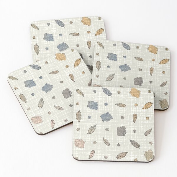 Item preview, Autumn Softness: Leaf Pattern Canvas Texture designed and sold by Nekogobido.
