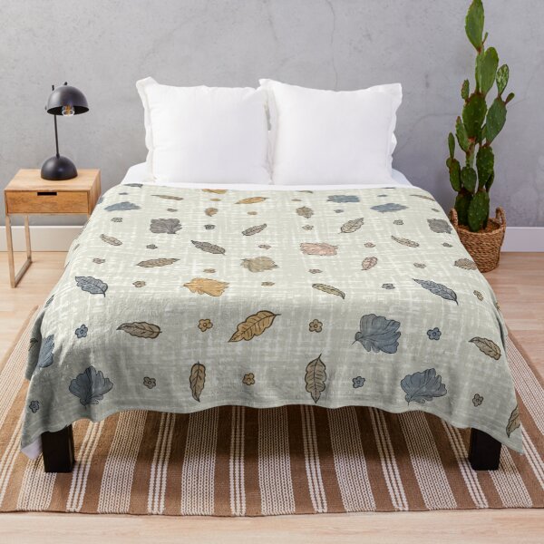 Item preview, Autumn Softness: Leaf Pattern Canvas Texture designed and sold by Nekogobido.