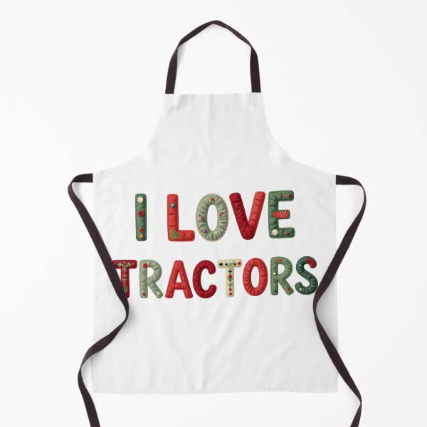 Item preview, I LOVE TRACTORS - IN FAUX LETTERING designed and sold by AlexOBrienArt.