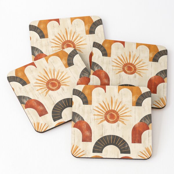 Item preview, Boho Geometric - Earth Tones and Arches designed and sold by Myra365Art.