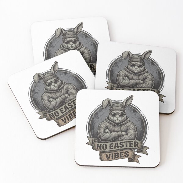 Item preview, No Easter Vibes Shirt – Dark Streetwear Bunny Graphic Tee designed and sold by relso.