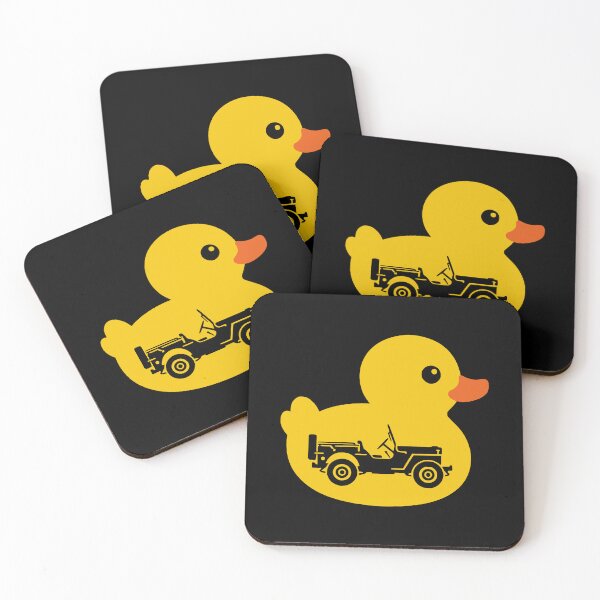 Item preview, Vintage 1940s Military MB SUV Silhouette with Rubber Duck designed and sold by Off-Road-Zone.