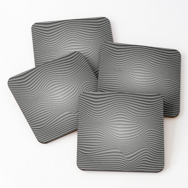 Item preview, Texture of 3D waves, black designed and sold by ZorianArt.
