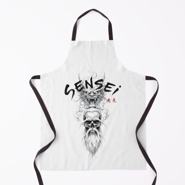 Item preview, Sensei Skull and Dragon head designed and sold by 8FistsofTees.