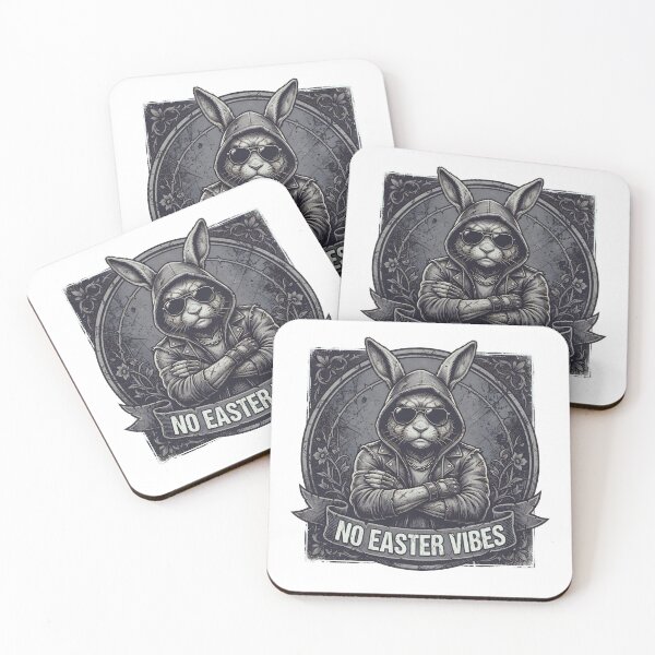 Item preview, Dark Bunny Streetwear Shirt – No Easter Vibes Graphic Tee designed and sold by relso.