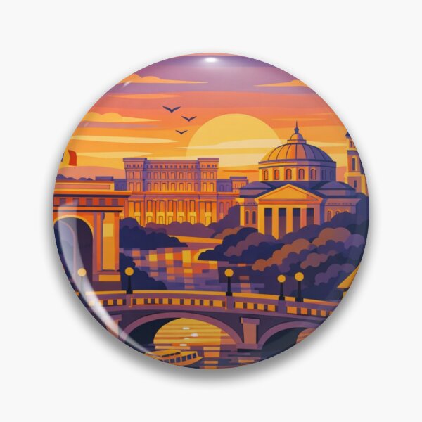 Item preview, Bucharest Romania Travel Poster designed and sold by MatthewHeights.