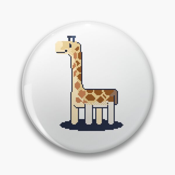 Item preview, Giraffe Pixel Art designed and sold by Ekira Pop Pixel.