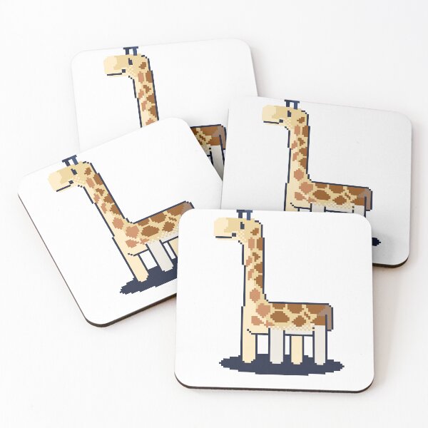 Item preview, Giraffe Pixel Art designed and sold by Ekira Pop Pixel.