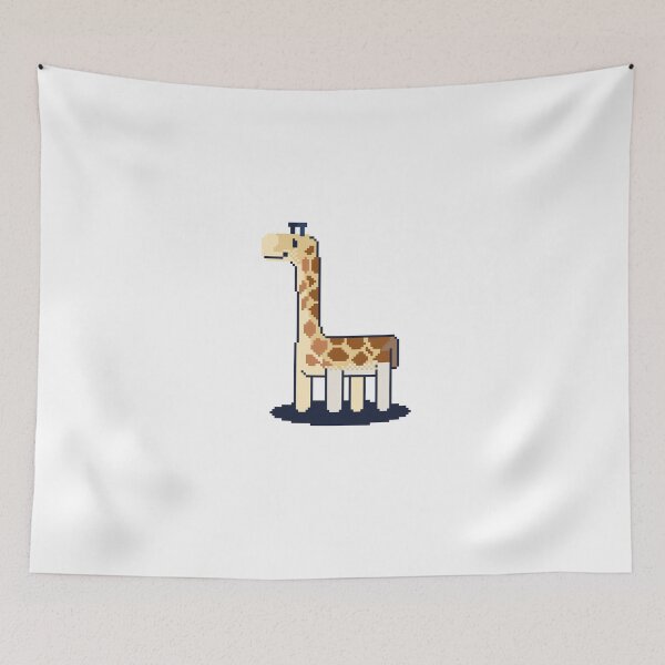 Item preview, Giraffe Pixel Art designed and sold by Ekira Pop Pixel.