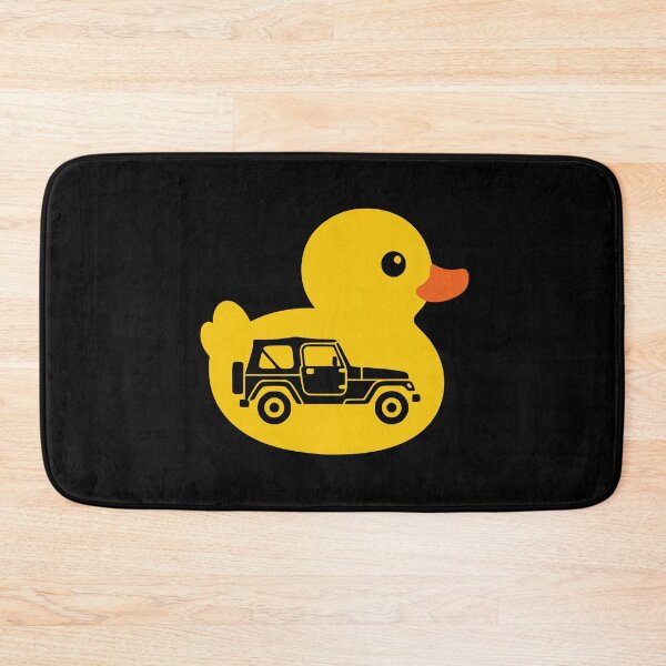 Item preview, Rubber Duck Silhouette with Wrangler TJ Soft Top 4x4 Off-Road Graphic designed and sold by Off-Road-Zone.