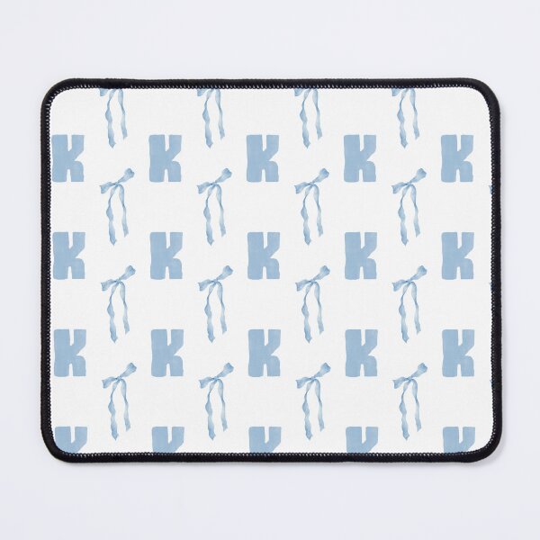Item preview, Watercolor Blue Bow Letter K Phone Case Aesthetic Gift for Her Mom, Coquette Blue Bow Monogram K Blanket Cozy Gift for Her, Letter K Blue Bow Journal Graduation Gift for Her and Girls designed and sold by VivaFy.