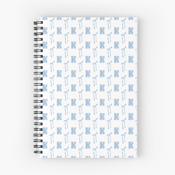 Item preview, Watercolor Blue Bow Letter K Phone Case Aesthetic Gift for Her Mom, Coquette Blue Bow Monogram K Blanket Cozy Gift for Her, Letter K Blue Bow Journal Graduation Gift for Her and Girls designed and sold by VivaFy.