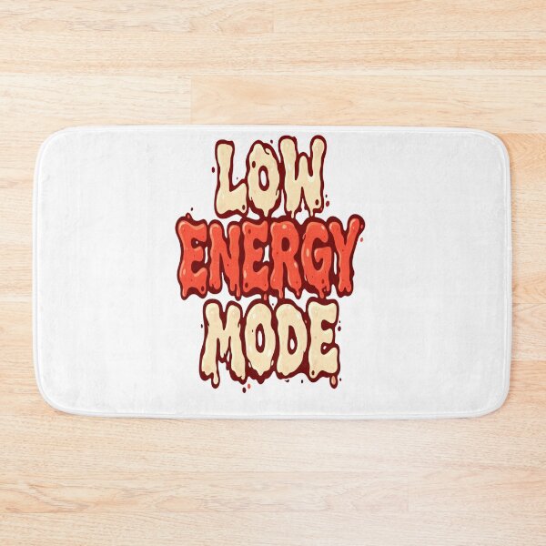 Item preview, Low Energy Mode Bold Typography Meme Design designed and sold by Wolf Creator.