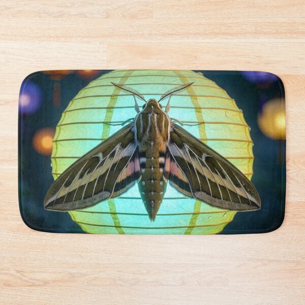 Item preview, White-Lined Sphinx Moth on Paper Lantern designed and sold by Tridentulus.