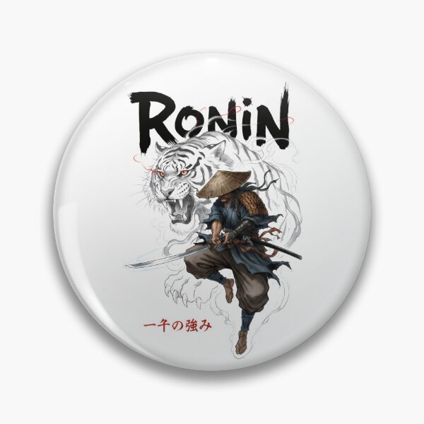 Item preview, Tiger spirit Ronin  - The Masterless Samurai designed and sold by 8FistsofTees.