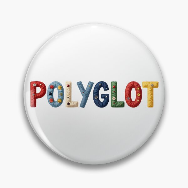 Item preview, POLYGLOT - IN FAUX COLORFUL LETTERING designed and sold by AlexOBrienArt.