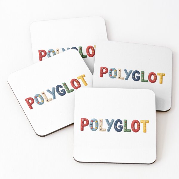Item preview, POLYGLOT - IN FAUX COLORFUL LETTERING designed and sold by AlexOBrienArt.