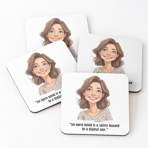 Item preview, "An open mind is a safety hazard in a digital age." - Brinley @ spunkyZeST designed and sold by spunkyZeST.