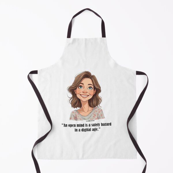 Item preview, "An open mind is a safety hazard in a digital age." - Brinley @ spunkyZeST designed and sold by spunkyZeST.