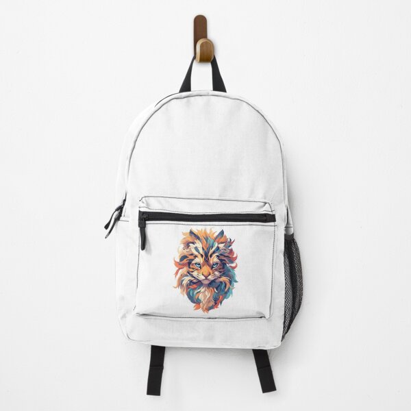 Item preview, Vibrant Psychedelic Lion Face – Abstract Colorful Animal Art designed and sold by hawai3000.
