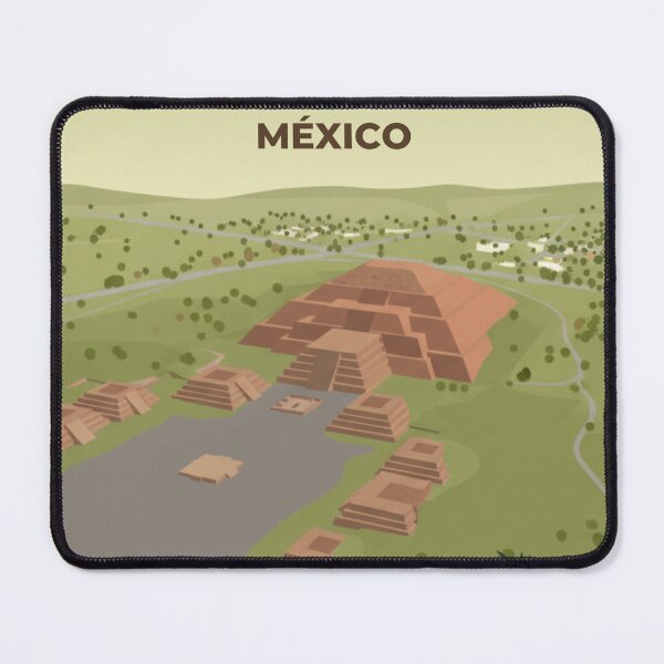 Item preview, Teotihuacan Avenue of the Dead Illustration designed and sold by Fernando Abitia.