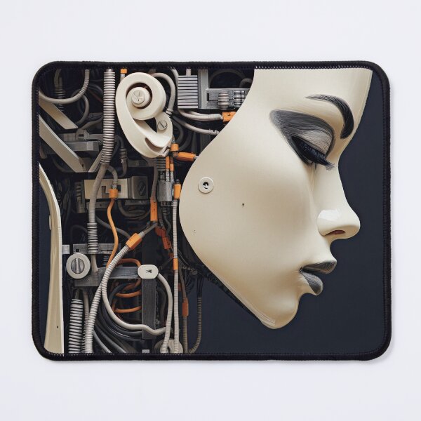 Item preview, Synthetic Mind – Cybernetic Anatomy Portrait designed and sold by PlanetBPop.