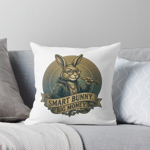 Item preview, Smart Bunny Big Money Shirt – Streetwear Easter Boss Rabbit Tee designed and sold by relso.