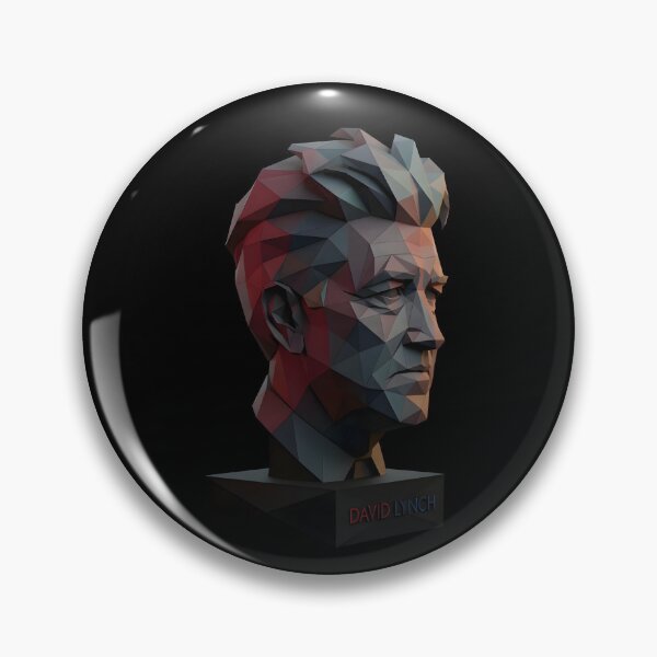 Item preview, David Lynch, low poly bust. designed and sold by marioleo000.