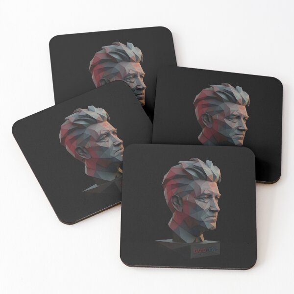 Item preview, David Lynch, low poly bust. designed and sold by marioleo000.
