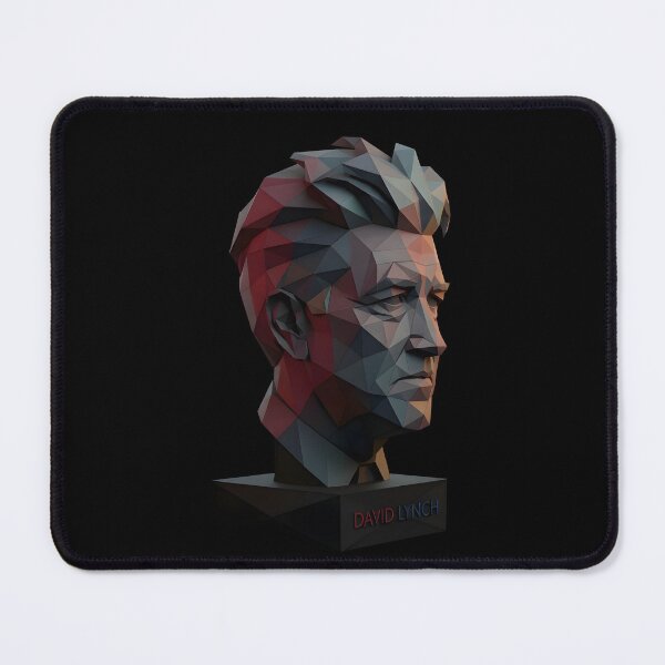 Item preview, David Lynch, low poly bust. designed and sold by marioleo000.