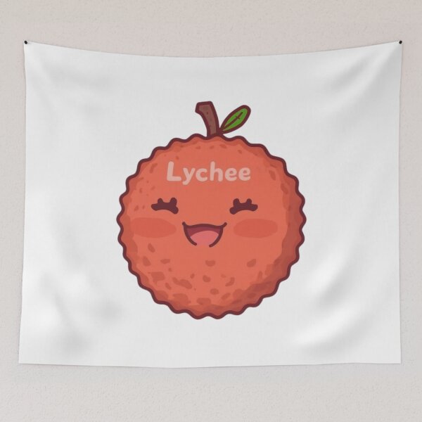 Item preview, Cute Lychee Fruit - Happy Smiling designed and sold by RDproject.
